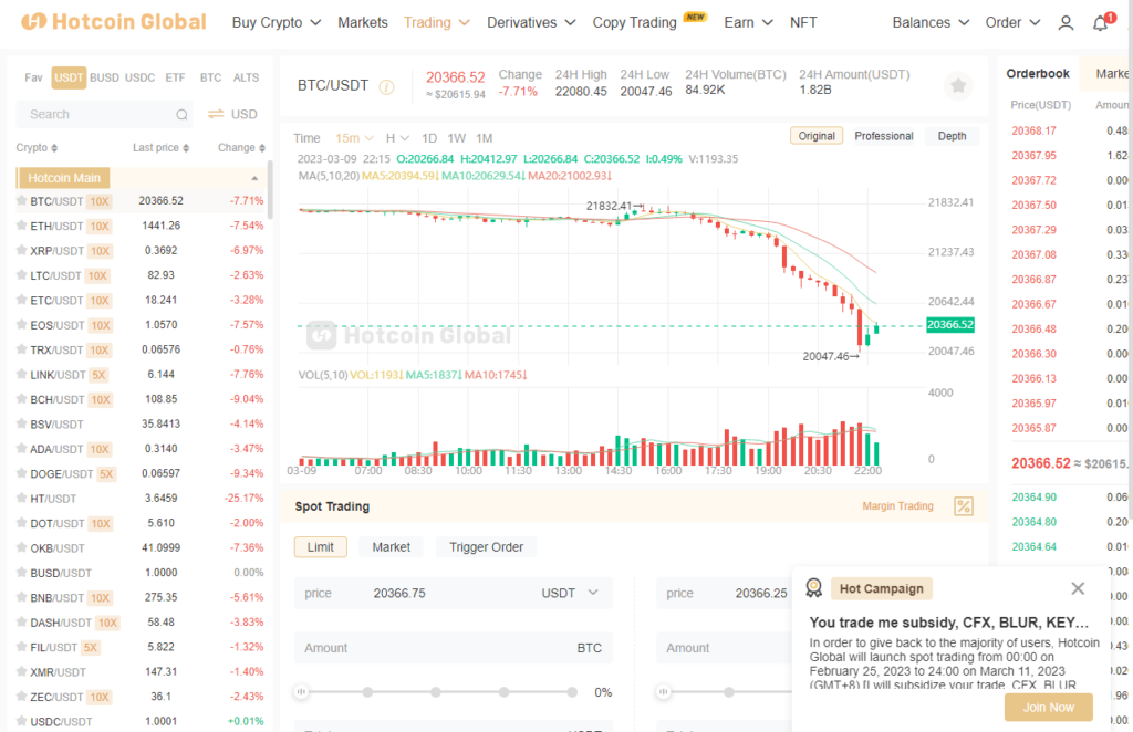 منصة Hotcoin Global